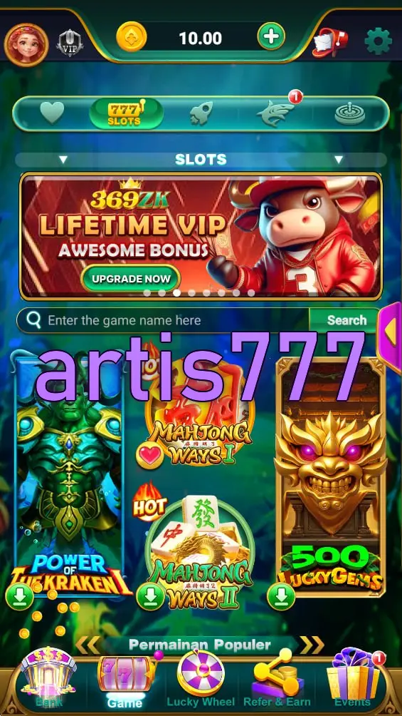 artis777 Masuk